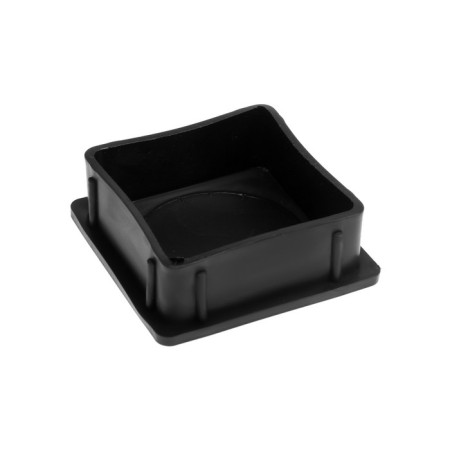 The plug for a square pipe is internal 80x80, the color is black-1