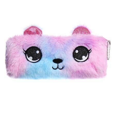 Penal School fur on the zipper Calligrata "Mishka", mix-11