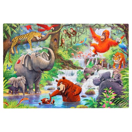 Maxi-Pazle "Animals of the Jungle", 40 elements-3
