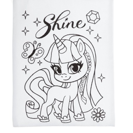 Hoopper bag, coloring “Unicorn. Sparkle "20 × 27 cm-2