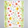 Interior plastic sticker "Watercolor flowers" 50x70 cm