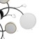Assami chandelier 9XLED 216W 3000-6000K white-gold 93x93x21 cm Bayerlux