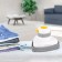 KitFort KT-9131-1, manual, 800 W, 50 ml, 12 g/min, white and yellow