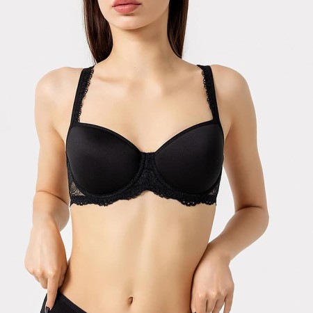 Women's bra, black color, size 75b-2