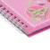 Notebook in a gift box, on a lock, A6, 50 sheets, line, "Butterfly", mix