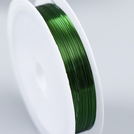 Wire for creativity "Astra" 0.3 mm, 10 m, green-2