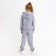 Kids (hoodies, trousers) minku color light gray melange, height 152