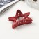 Hair crab "Matte" star, 7 cm, mix