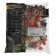 The soil for the aquarium "Peblack is colored, green-red-red-white" 800g fry 8-12 mm