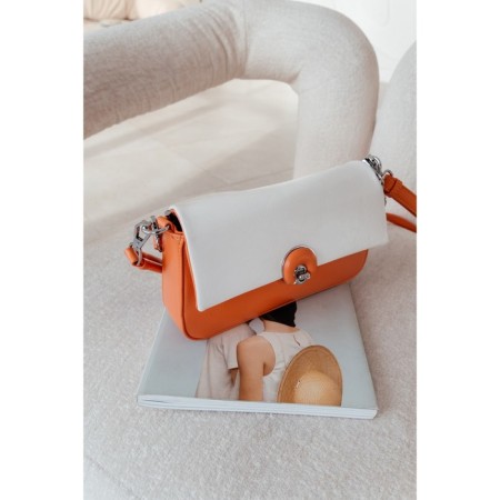 Cross-Body Bag, eco-leather, ludor orange, 24x6x15 cm-6