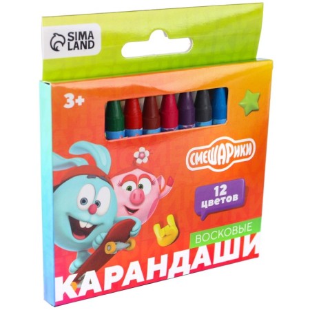 Wax pencils, set of 12 colors, mixes-5