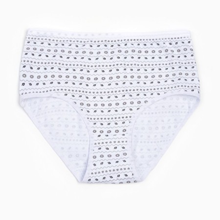 Panties female color white, size 48-50