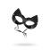 Mask "Cat", varnished skin, black