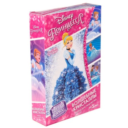 Set for growing crystals, experiments, "Magic Crystals" Princesses: Cinderella-3