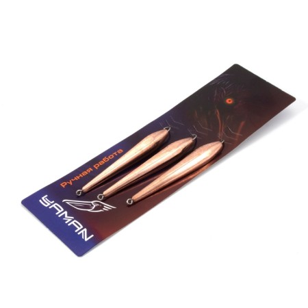 Vertical spin "Yaman" boat large, size 60 mm, 9.5 g, color copper-4