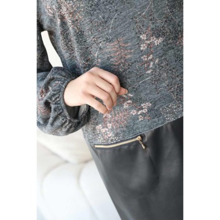 Female dress, size 52, black color-4
