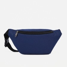 Lightning waist bag, outer pocket, blue color