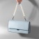 Handle for a bag, pearl beads, d = 12/14/16 mm, 39 cm, white/silver color