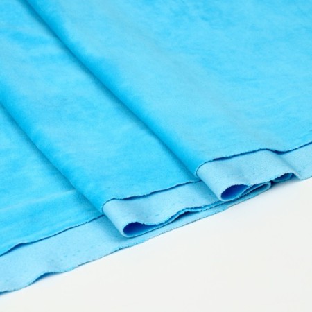 Load Velor on a knitted basis, Blue, 100*180 cm-1