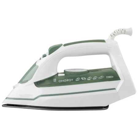 Iron Energy EN-351, 2200 W, Teflon sole, 20 g/min, 260 ml, white-green-1