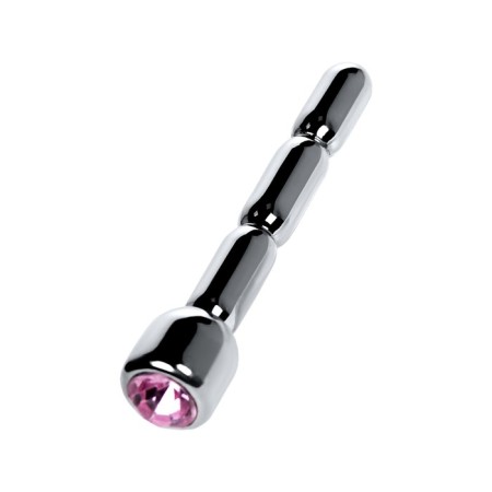 Urethral plag with Rhunes Middle Toyfa Metal, silver-1