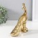 Souvenir ceramics "peacock" gold 20.5x7x21.5 cm