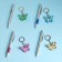 Gift set 2V1 (pen, keychain butterfly) mix