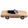 Машинка Bburago Mercedes-Benz 450 Sl (1977), Die-Cast, 1:32, цвет золотой