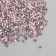 Glass 9/0 "Cylinders. Pink" two -tone, 450 g does not fade
