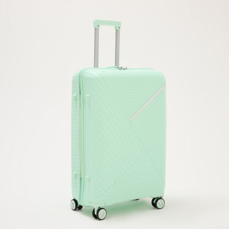 Big suitcase 28 ", lightning department, code castle, 4 wheels, mint color-1
