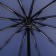 Automatic umbrella "Lanford", 3 additions, 12 spokes, r = 53 cm, dark blue color