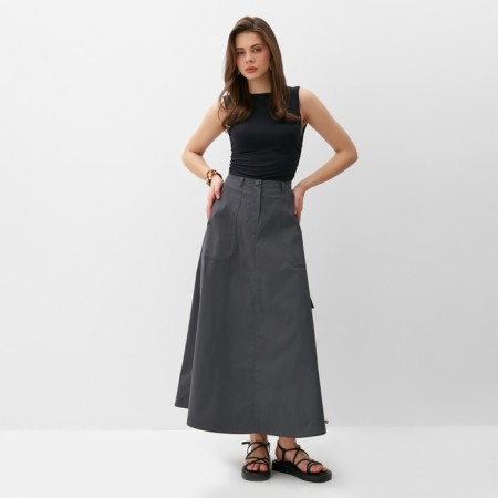 Skirt Women's Bull Minaku: Safari Graphite Color, Rr. 48-4