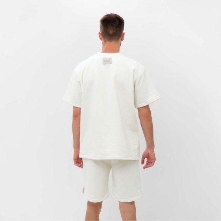 Men's T -shirt Mist Men’s Casual Size 48, Milk-4