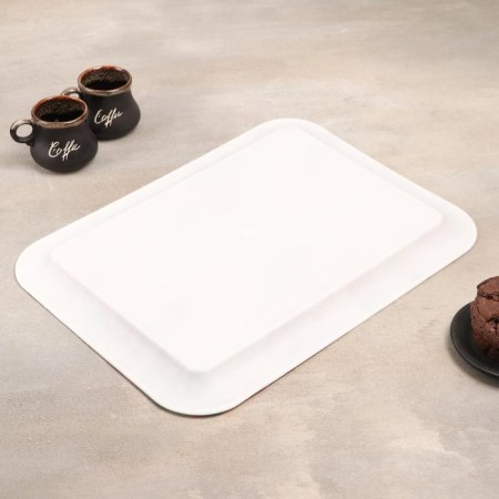 Plastic rectangular “coquetry” plastic tray, 37.5 × 28 cm, mix drawing-10