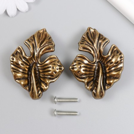 Handle for the box "Exotic leaves" set 2 pcs 5x7x2 cm