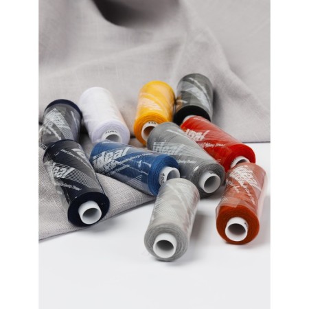 A set of household threads IDEAL 40/2, length 366 m, assorted color (jeans), 10 pcs in units-3