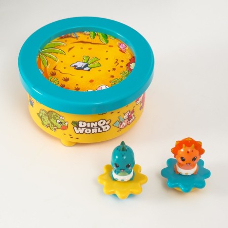 Souvenir Musical Mechanical Magnetic "Dinosaurs" 12.2x12.2x11.5 cm-4
