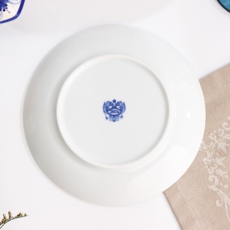 Plate "Roman Dandelion", D-175mm, Neo Gzhel-3