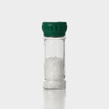 Glass mill is three -position, 115 ml, green color