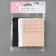 Brutter's-extension fastener, 3 rows, 4 hooks, 7.5 × 10 cm, 3 pcs, white/beige color/black