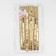 Decorative braid with sequins, 12 mm, 9 ± 0.5 m, gold color