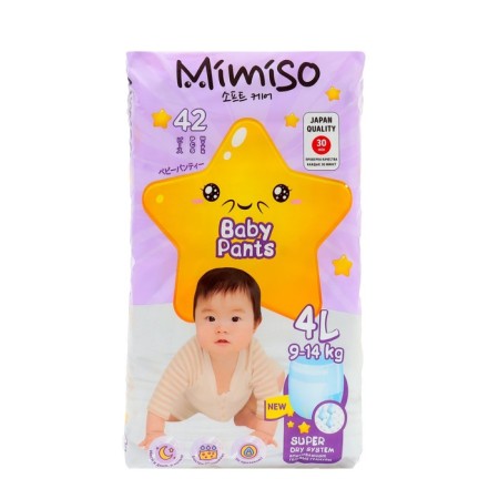 Disposable panties for children Mimiso 4/l 9-14 kg 42pcs