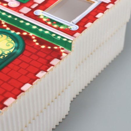 Gift Box "New Year's House", 16 x 22 x 5 cm, New Year-5