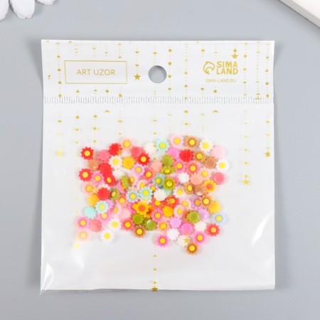 Decor for creativity Plastic "Herbers Color" set 100 pcs mix 0.6x0.6 cm-3