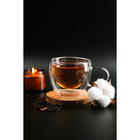 Glass mug with double walls Magistro "Duo. TeA ", 200 ml, 12.5 × 9 × 7.5 cm-7