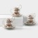 Service Service Spring, 12 objects: 6 mugs 220 ml, 6 saucers d = 15 cm, white color