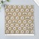 Scrapbooking paper bilateral "monsters and leaves" density 180 g 30.5x32 cm