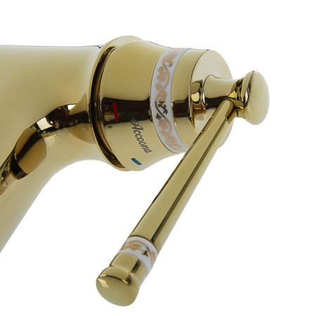 Comer for the Accoona A96105W sink, single -leaf, brass, color gold-2