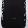 School textile “inscriptions”, 46x30x10 cm, vertical pocket, black color
