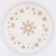 New Year's ceramic “Snow Tale” plate, 21.7 cm